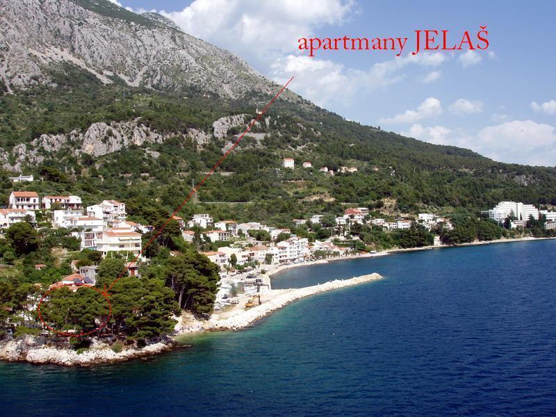 Apartment Jelas Živogošće Eksteriør billede